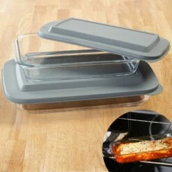 4-Pc. Glass Bakers Set With Lids