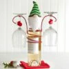 Holiday Wine Bottle & Glass Holders