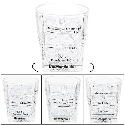 Set Of 4 Bartending Glasses - Image 6