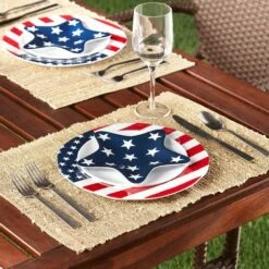 Americana Melamine Dinnerware Sets