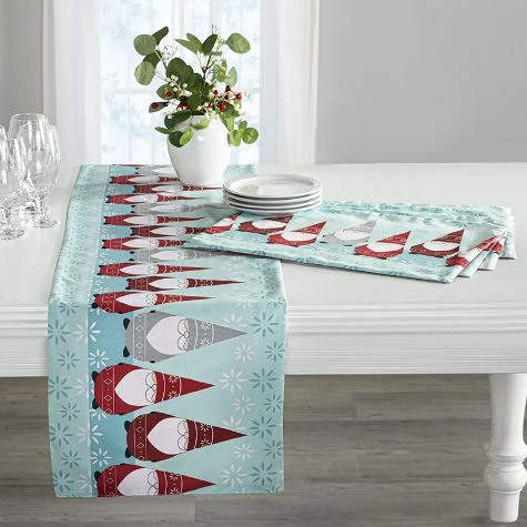 Winter Gnome Table Runner Or Set Of 4 Placemats