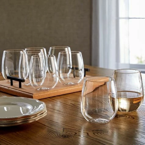 Set Of 10 16 Oz. Stemless Wine Glasses - Image 2
