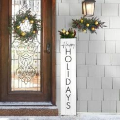 Outdoor Christmas Porch Leaner