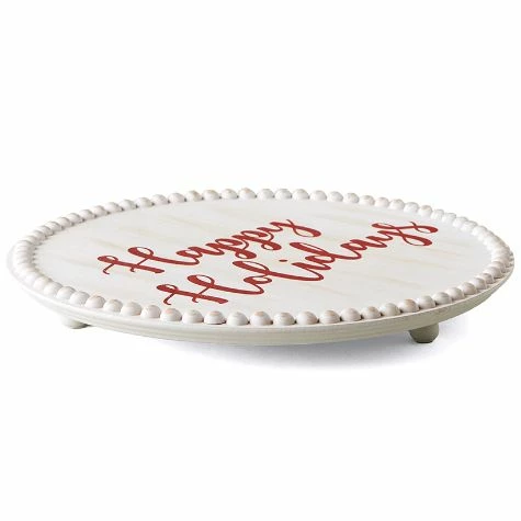 12" Beaded Holiday Trays - Image 4