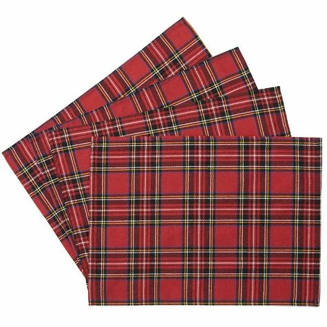 Tartan Plaid Table Runner Or Set Of 4 Placemats - Image 2