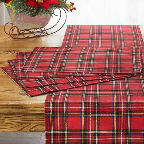 Tartan Plaid Table Runner Or Set Of 4 Placemats - Image 3