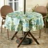 Zippered Outdoor Umbrella Hole Tablecloths