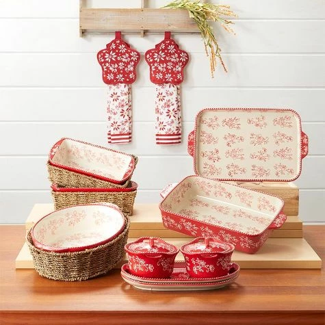 Temp-tationsĀ® Floral Lace Bakeware - Image 3