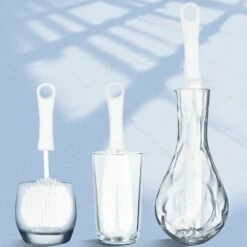 Set Of 3 Glassware And Bottle Brushes