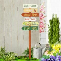Secret Garden Directional Stake