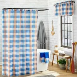 Summer Buffalo Plaid Bath Collection