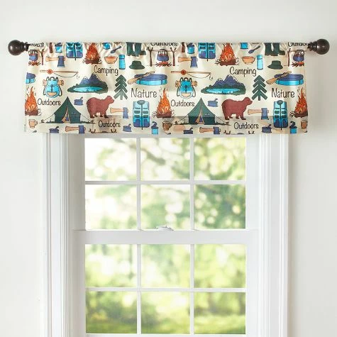 Campsite Window Curtains Or Accent Pillows - Image 2