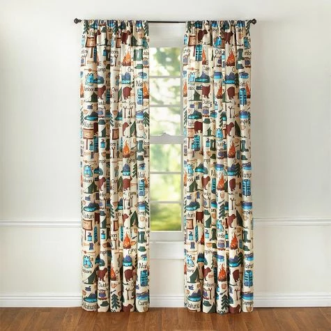 Campsite Window Curtains Or Accent Pillows - Image 3