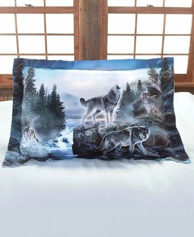Wolf Pack Comforter Or Sham - Image 2