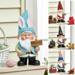 Gnome With 4 Seasonal Outfits