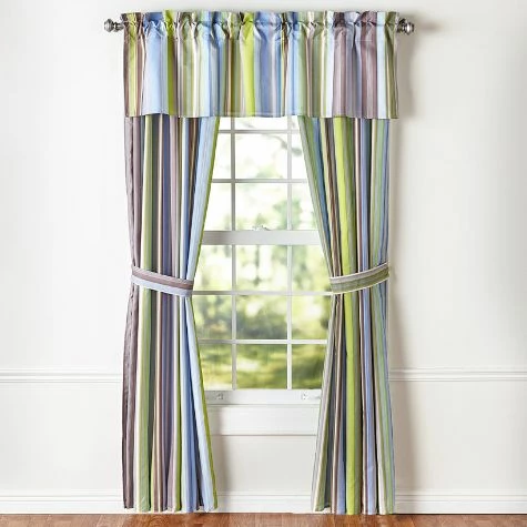 Aidan Stripe Window Curtain Or Accent Pillows - Image 3