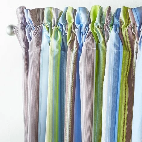 Aidan Stripe Window Curtain Or Accent Pillows - Image 11