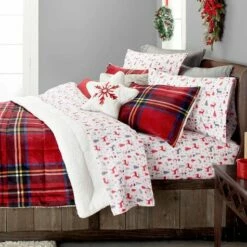 Coleman® Tartan Plaid Sherpa Comforter Ensemble