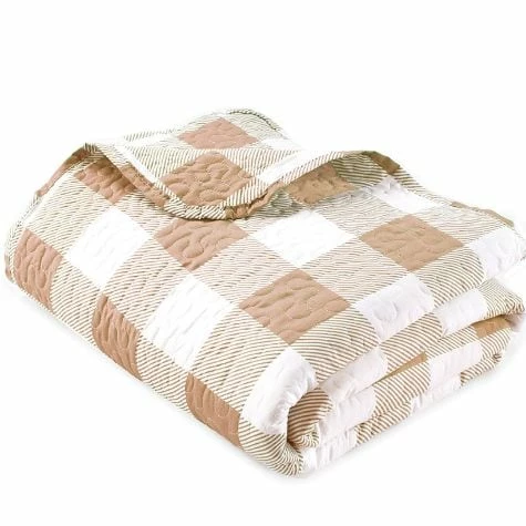 Buffalo Check Quilted Bedspreads Or Shams - Image 5