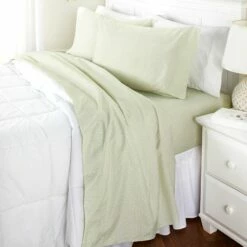 Printed Trellis Microfiber Sheet Sets