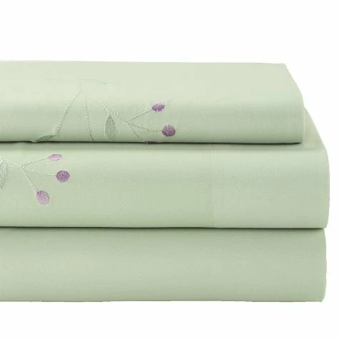 Constance Embroidered Microfiber Sheet Sets - Image 5