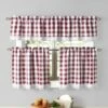 Buffalo Check Tier Pair And Valance Sets