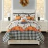 Plaid Pumpkin Bedroom Ensemble