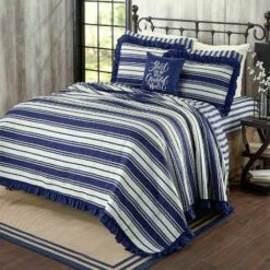 Farmhouse Multi-Stripe Bedding Ensemble
