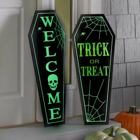 30" Glow-in-the-Dark Tombstone Signs