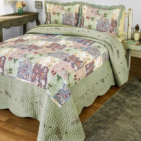 Constance Embroidered Quilt Collection