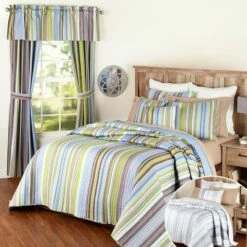 Aidan Stripe Quilts Or Shams