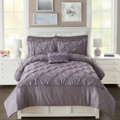 Ashlyn Ruched Comforter Ensemble