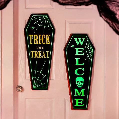 30" Glow-in-the-Dark Tombstone Signs - Image 2