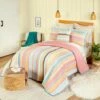 Summer Stripe Quilt Ensemble