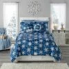 Christmas Blue Plaid Bedding Collection