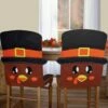 Set Of 2 Holiday Dining Chair Covers
