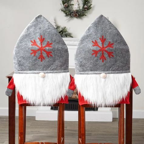 Set Of 2 Holiday Dining Chair Covers - Image 2