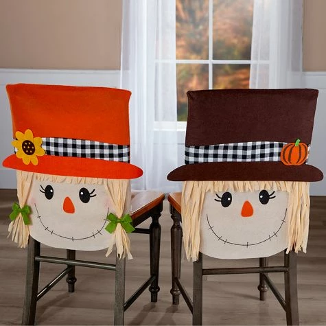 Set Of 2 Holiday Dining Chair Covers - Image 3