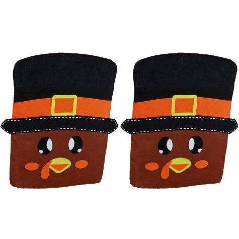 Set Of 2 Holiday Dining Chair Covers - Image 5