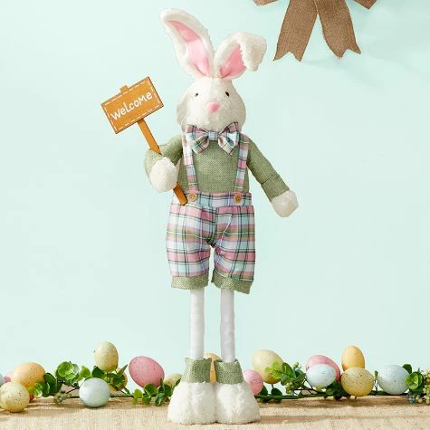 Plush Easter Rabbits With Extendable Legs - Image 5