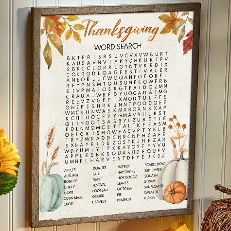 Holiday Word Search Wall Art - Image 2