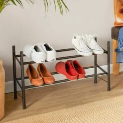 2-Tier Expandable Shoe Rack