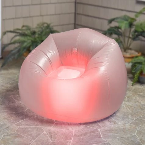 Color-Changing Inflatable Chair With Remote