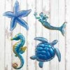 Sealife Metal Wall Sculptures