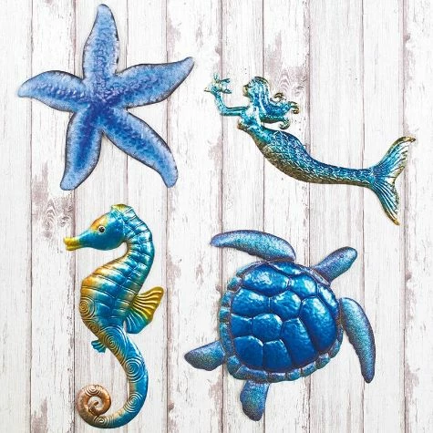 Sealife Metal Wall Sculptures