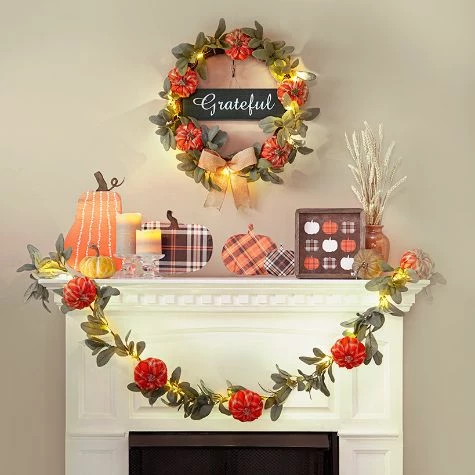 Harvest Plaid Decor