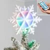 Lighted Snowflake Tree Topper