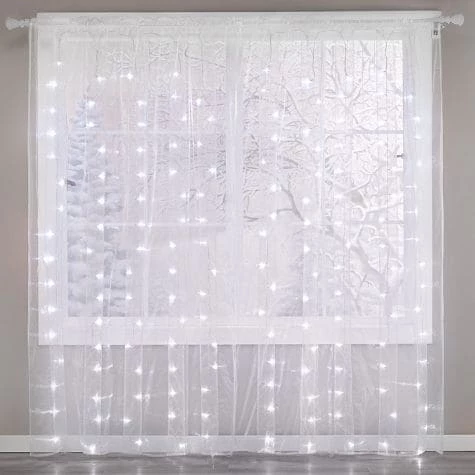 Pre Lit Window Curtain - Image 2