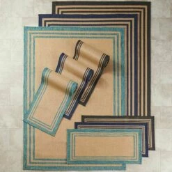 Indoor/Outdoor Border Rugs