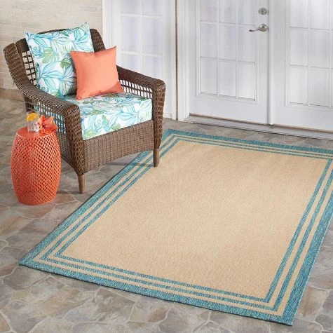 Indoor/Outdoor Border Rugs - Image 2